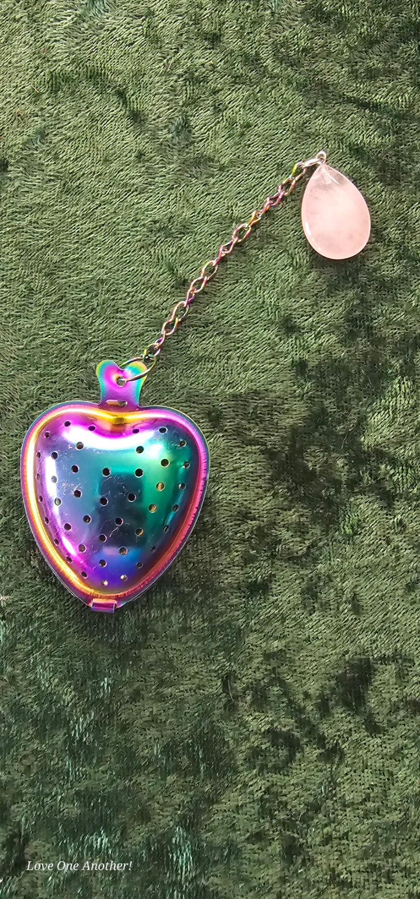 Rainbow Tea Strainer Hearts