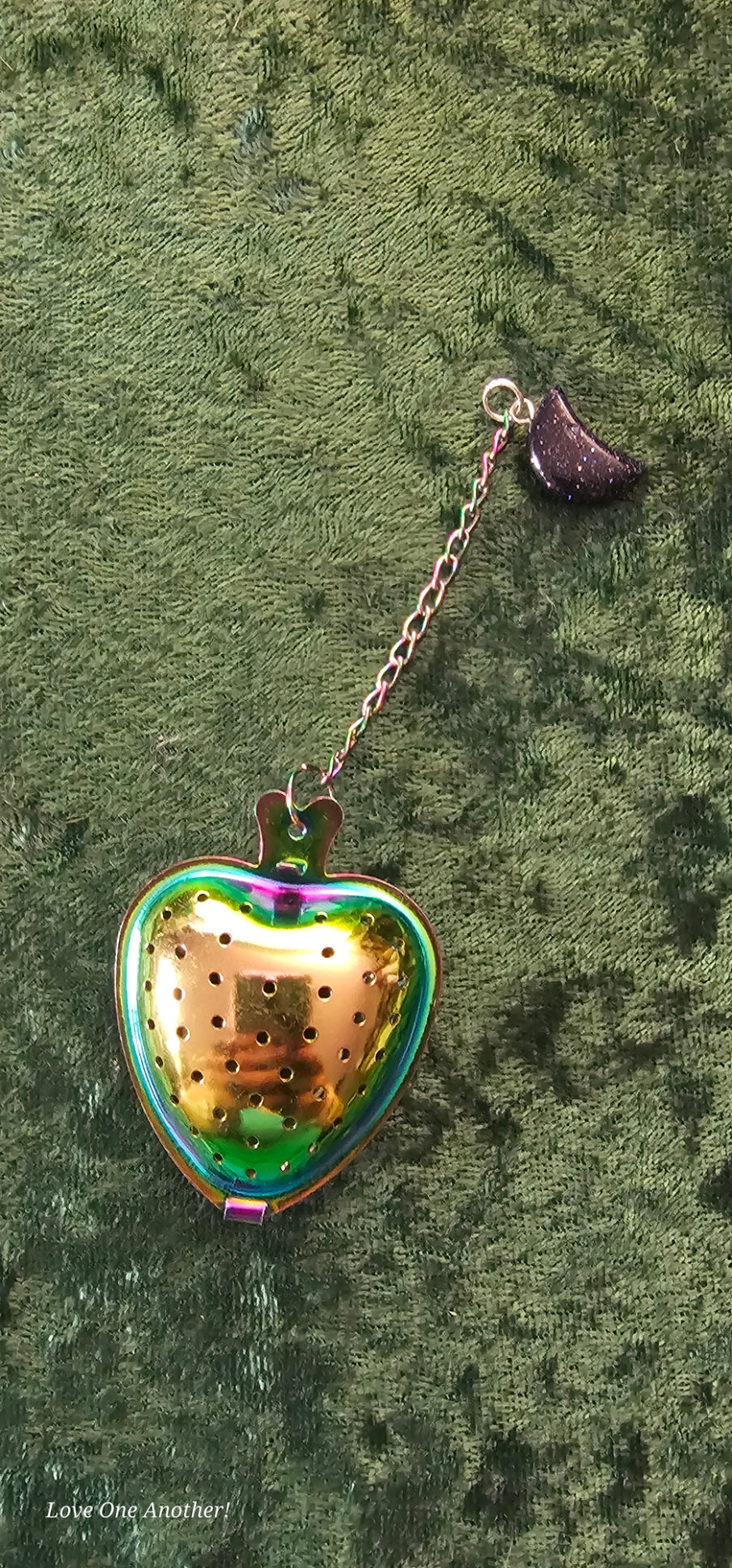 Rainbow Tea Strainer Hearts