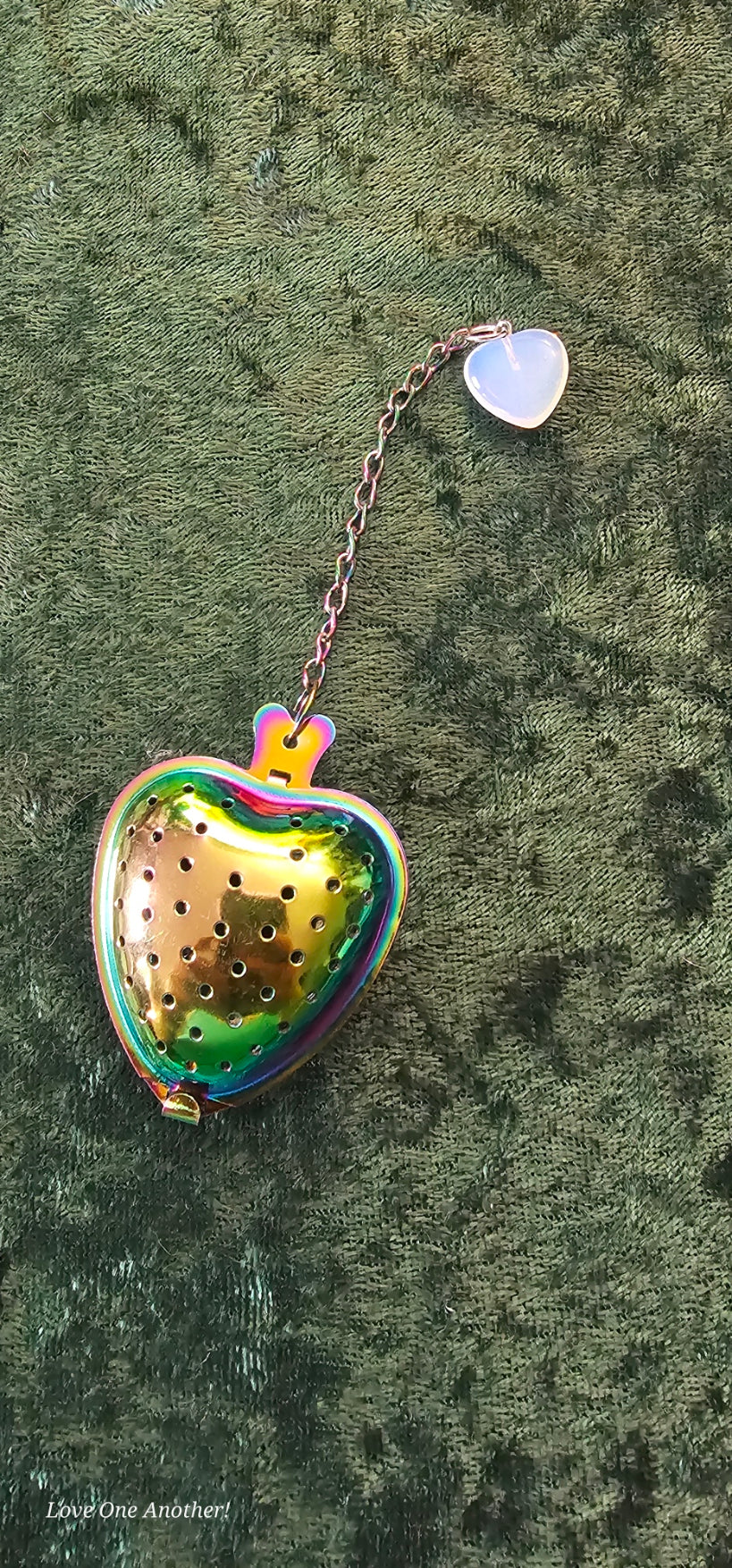 Rainbow Tea Strainer Hearts