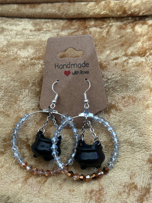 Cauldron earrings