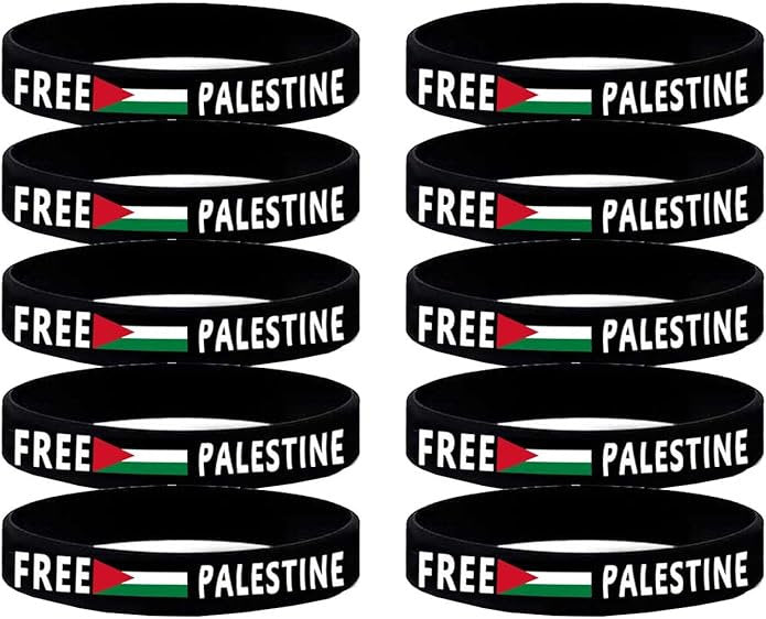 Palestine Rubber Bracelets